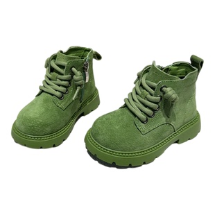 小黄鸭儿童马丁靴2025新款春秋款男童靴子女童短靴中小童小黄靴