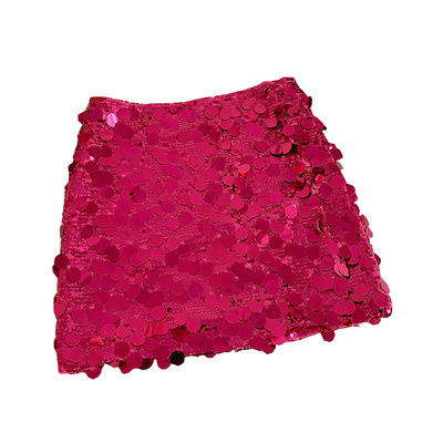 短裙A字欧美风闪闪亮片半身裙