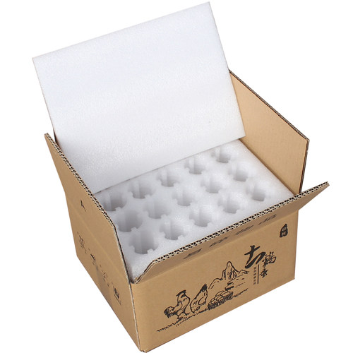 珍珠棉鸡蛋托50枚60装鸡蛋快递包装盒寄快递专用防震包装泡沫箱