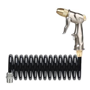 数控机床高压洗车水枪套装浇花弹簧水管软管cnc加工中心冲洗喷枪