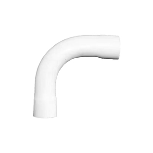 PVC月弯电线管大弧度弯头加长月亮湾25 32 40 50电工配件90度大弯