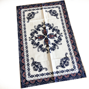 【餐桌布】长方形桌布140x178cm/160x135厘米 全棉！环保手工印染
