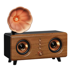 艾硕美复古蓝牙音箱无线小音响便携式家用高音质低音炮留声机礼物