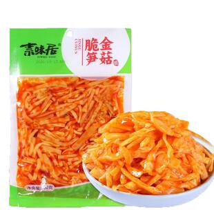 红油脆笋金菇素味居200g香辣笋丝麻辣竹笋开胃下饭菜四川泡菜咸菜