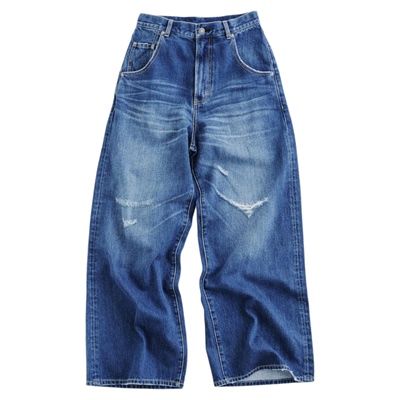 niko and ...WILLIAM系列2025冬季新款水洗做旧休闲长裤598741