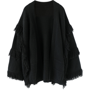 美得很轻松!大克重加厚100%纯山羊绒开衫女中长款纯羊绒毛衣外套