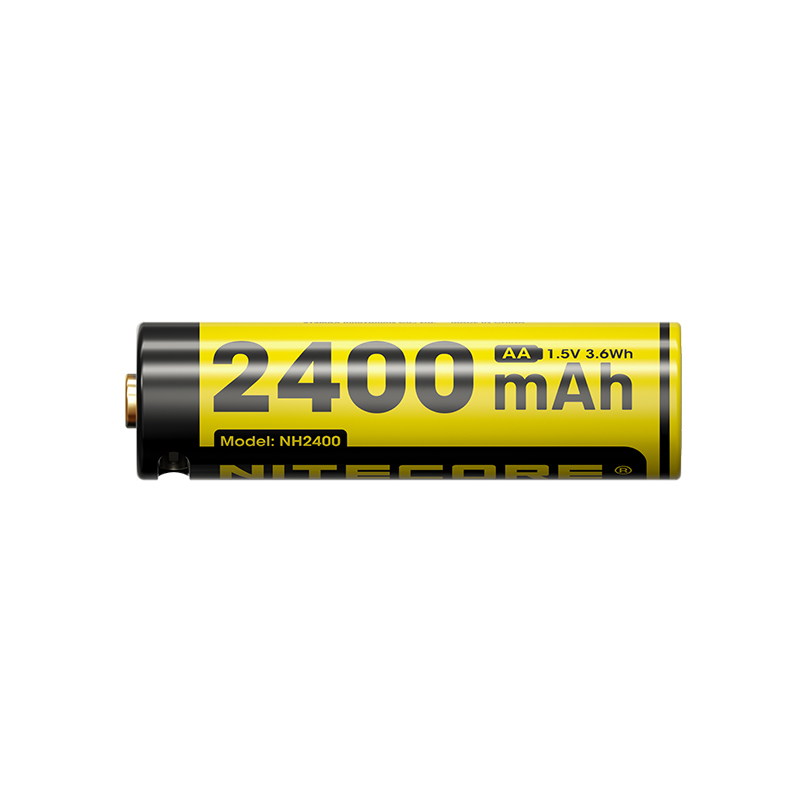 奈特科爾NH2400充電鋰電池2400mAh大容量USB-C直充長續(xù)航AA 1.5V