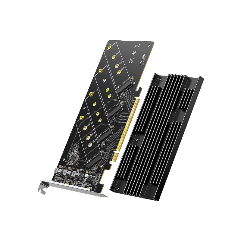 绿联pcie转m2转接卡nvme扩展卡