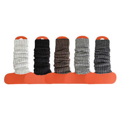 美拉德咖色小腿堆堆袜腿套女春秋配乐福鞋y2k辣妹长筒点子纱袜套