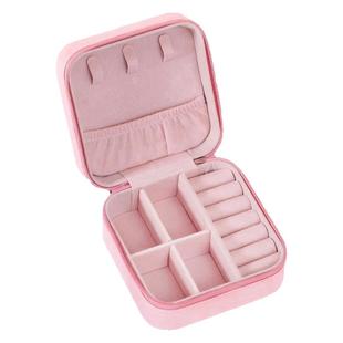 首饰盒便携小巧首饰收纳盒精致耳环配件戒指项链饰品迷你盒子新款