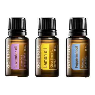 正品doTERRA多特瑞精油基础套装入门三件套含柠檬薄荷薰衣草官方