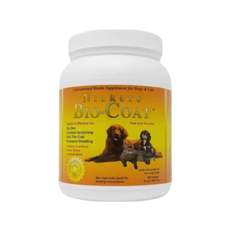 美国Bio爆毛粉猫狗增毛防掉毛美毛卵磷脂生物素适口性好biocoat