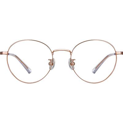 海伦凯勒眼镜框可配女男圆框近视