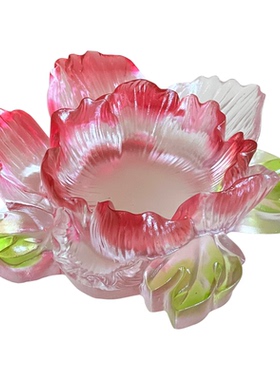 牡丹花高端文房琉璃彩色