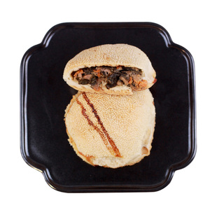 福清加工紫菜饼10个装加送2个光饼东张紫菜肥瘦肉饼肉馅福建特产