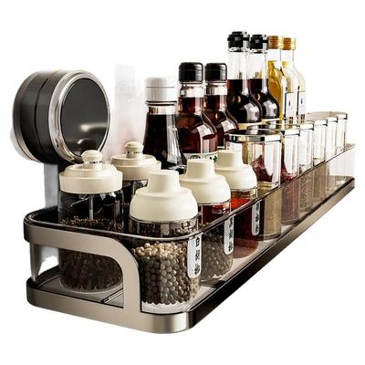 吸盘厨房调料置物架壁挂式