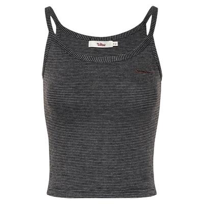 Liilou撞色细条纹吊带