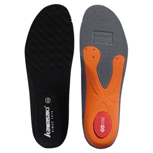 川崎专业羽毛球鞋垫男女款缓震抗扭足弓支撑篮球军训专用运动鞋垫