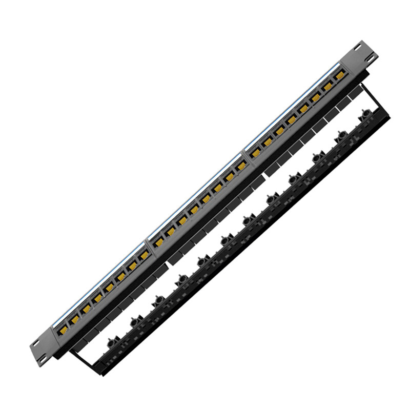 CAT6六类24口免打直通网络配线架