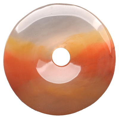 天然黄龙玉平安扣吊坠玉石扣子