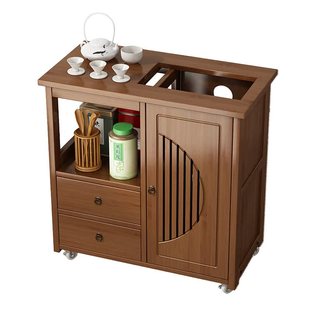 茶几客厅家用茶桌非实木茶台泡茶一体茶柜多功能小型移动简约边柜