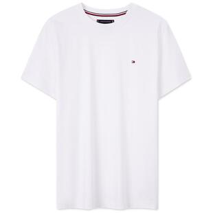 Tommy26春夏新款男装柔顺丝光棉休闲纯色修身高级感短袖上衣T恤