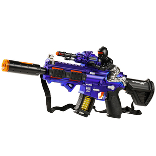 儿童枪玩具男孩电动仿真声光冲锋枪声音喷雾喷火机关枪手枪2一4岁