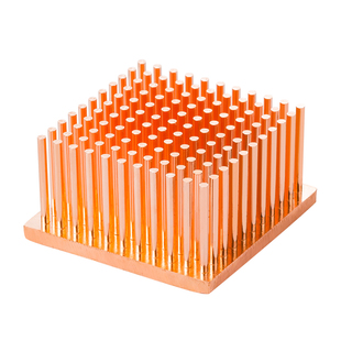 迷你mini树莓派超频纯紫铜散热器主板ic芯片mos管小型电子散热片