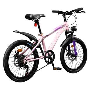 菲利普儿童自行车8一12岁青少年变速山地车男女孩中大童学生单车