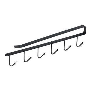 柜门挂钩免打孔学生宿舍衣柜上包包挂勾架多功能竖排钩挂帽子神器