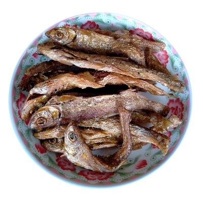 江西烟熏油炸淡水小河鱼