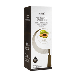 韩金靓易梳彩遮白发自己在家