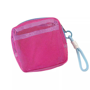 旅行旅游户外透明杂物收纳彩色豆腐包超轻网格包多功能耐用大容量