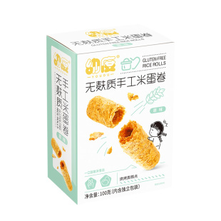 宝宝零食无添加小麦麸质盐椰子蛋卷酥饼干盒装休闲零食儿童低过敏