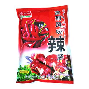 高力王烧烤辣酱 高丽风味辣酱 朝鲜风味烧烤细酱辣白菜泡菜酱24袋