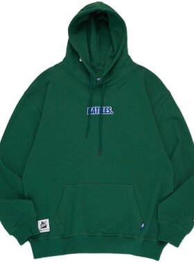 嘻哈刺绣百搭潮牌帽衫情侣卫衣