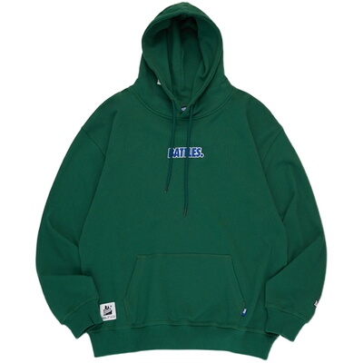 嘻哈刺绣百搭潮牌帽衫情侣卫衣