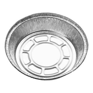 空气炸锅专用纸碗铝箔纸烤箱家用加厚锡纸盒圆形锡纸碗盘锡箔纸盘
