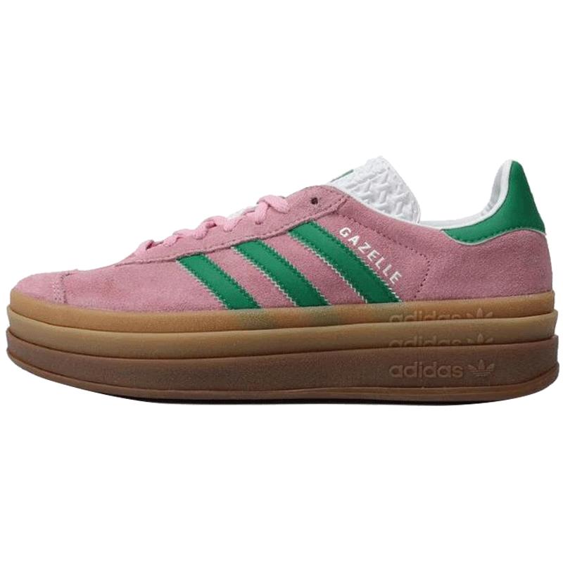 adidas阿迪达斯三叶草女鞋GAZELLE经典复古T头鞋休闲德训鞋IE0420