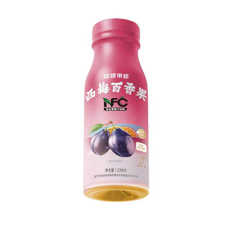 种棵果树100%NFC西梅百香纯果蔬汁/纯果汁