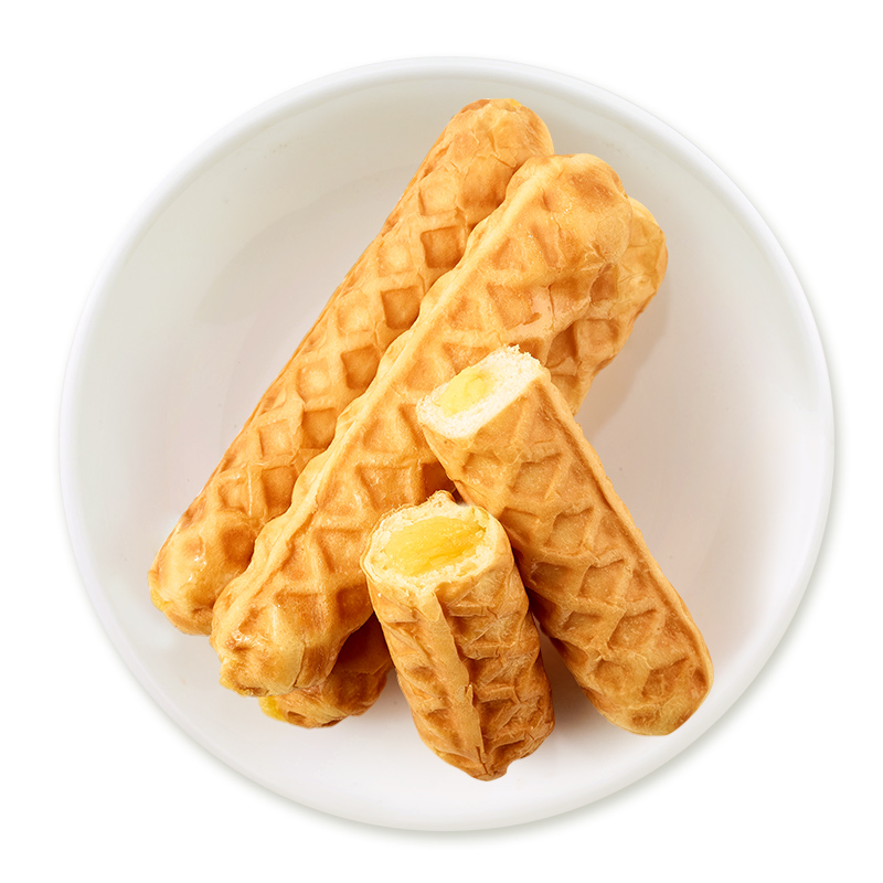 来伊份注心面包棒500g乳酪味牛乳软心蛋白点心蛋糕营养早餐来一份