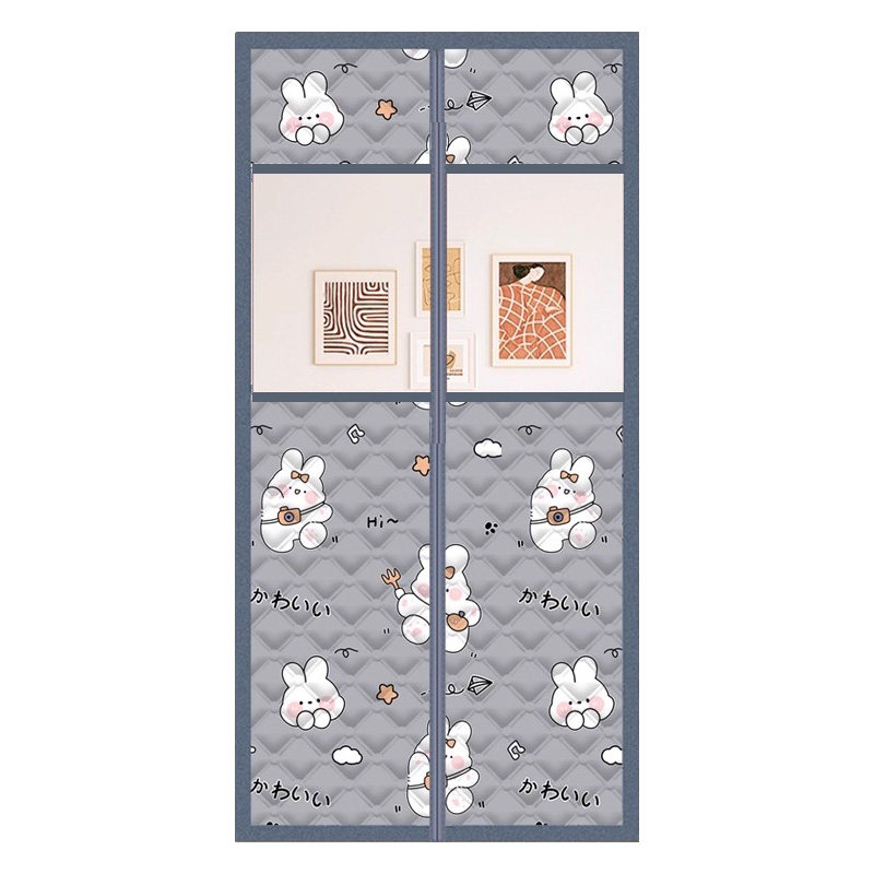 夏季开窗透明家用空调门帘磁吸挡风防风防走冷隔断防冷气四季通用