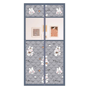 夏季开窗透明家用空调门帘磁吸挡风防风防走冷隔断防冷气四季通用