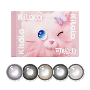 kilala可啦啦特选限量款月/半年抛美瞳任选1片玻尿酸自然混血半