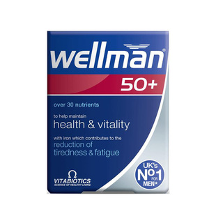 Wellman男士复合维生素多维片50岁提高体质免疫老年人vitabiotics