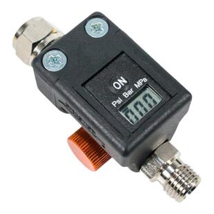 台湾得力宝数字气动压力表喷漆枪调压表喷枪电子调压阀气压空气