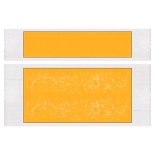 四尺对开空白黄色洒金描龙纹卷挂轴四尺小六尺榜书楷行书书法横轴