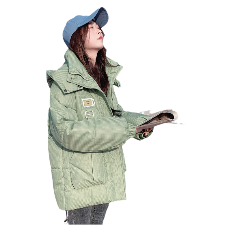 和锋金羽短款oversize棉服外套