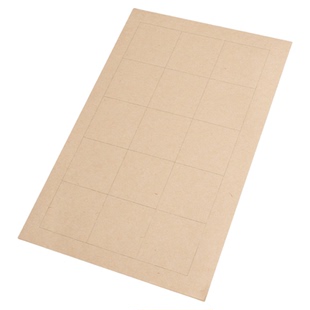 2送1不封顶楮皮临帖格子纸半熟不洇墨楷篆隶书法练习创作日课宣纸