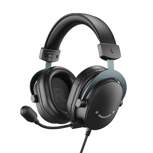 fifine头戴耳机游戏电竞电脑台式7.1声道3.5MM线控USB吃鸡战场H9